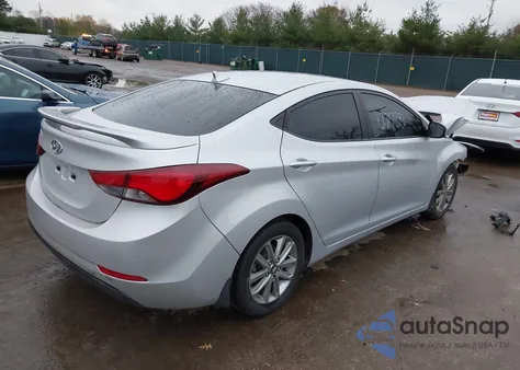 2015 Hyundai Elantra Se z USA, uszkodzony, nr VIN 5NPDH4AE2FH628519